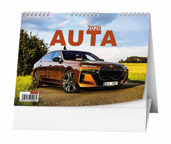 Auta 2026 - stolní kalendář