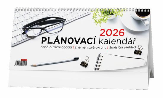 Plánovací daňový kalendář 2026 - stolní kalendář