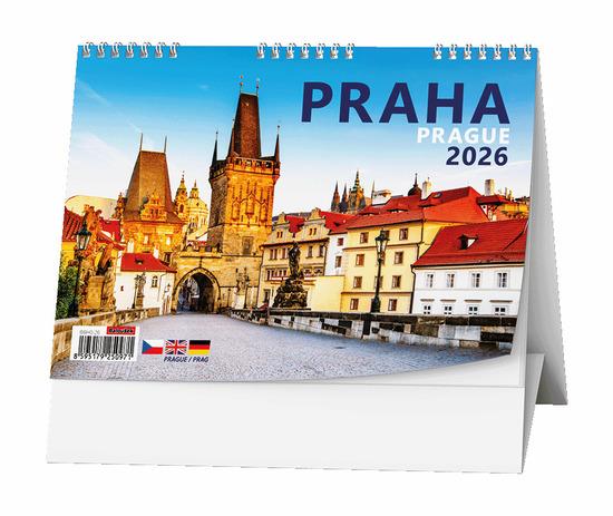 Praha 2026 - stolní kalendář