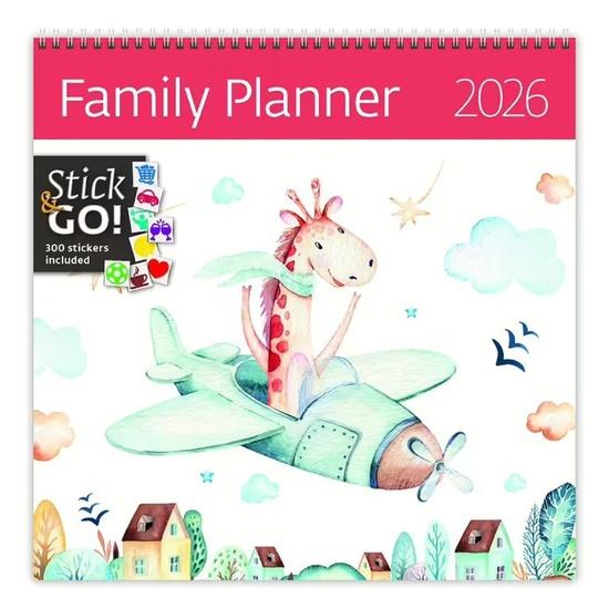 Family Planner 2026 - nástěnný kalendář