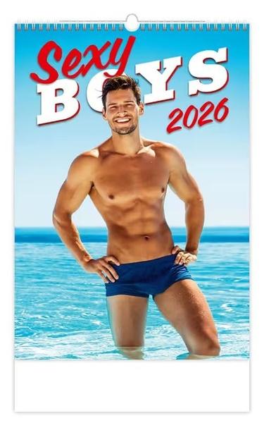 Sexy Boys 2026 - nástěnný kalendář