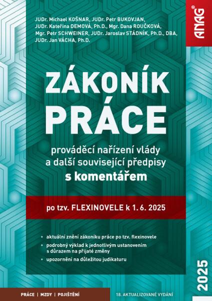 Zákoník práce, prováděcí nařízení vlády s komentářem - 9788075544254