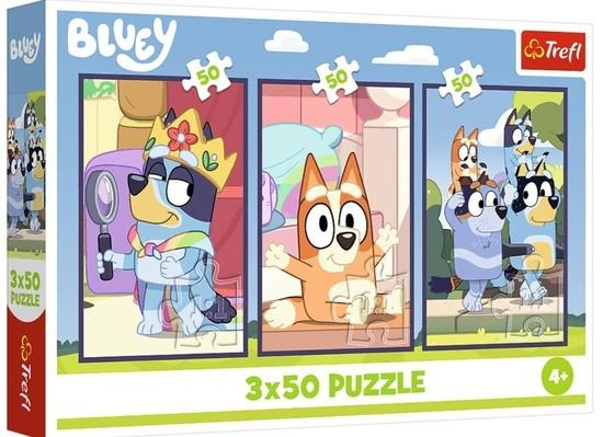 Puzzle Bluey Rodina 3x50 dílků