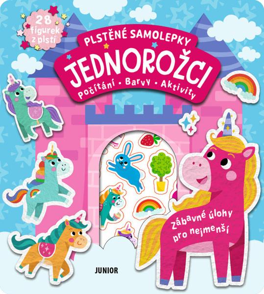 Plstěné samolepky Jednorožci - 9788072678181