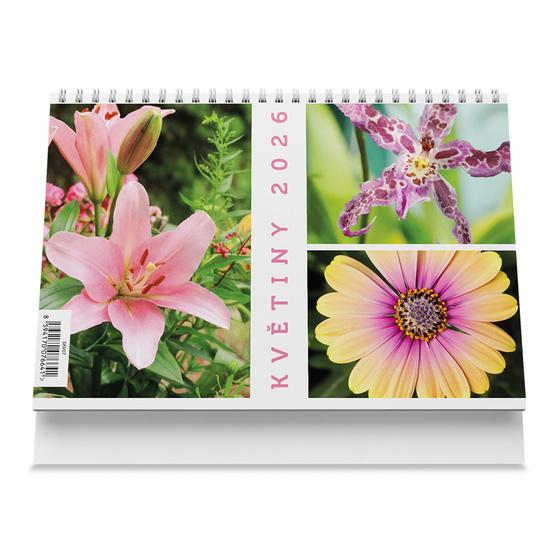 Květiny 2026 - stolní kalendář