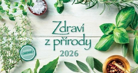 Zdraví z přírody 2026 - stolní kalendář