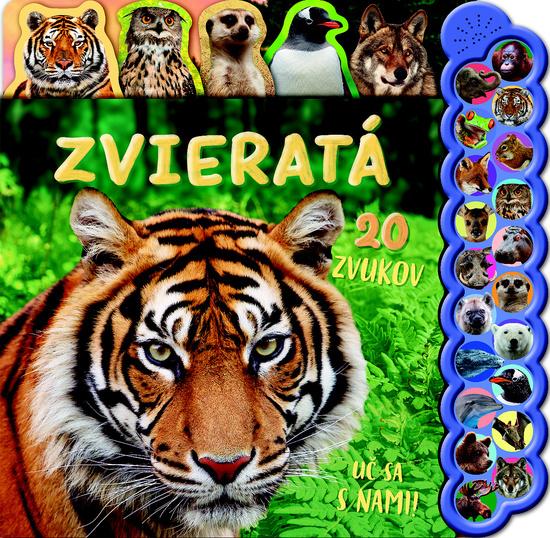 Zvieratá 20 zvukov Uč sa s nami! - 9788025516072