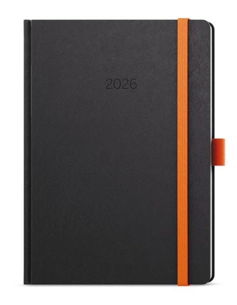 Týdenní diář 2026 Oskar Nora A5 oranžová