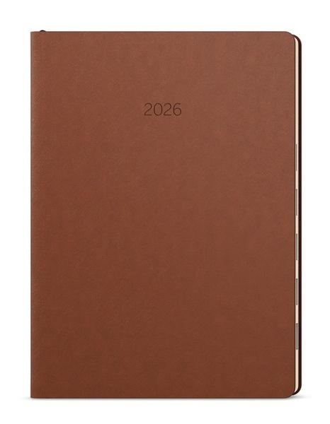 Denní diář 2026 Maxim B5 Hnědá