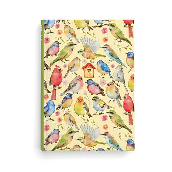 Notes linkovaný A5 lamino Ptáčci