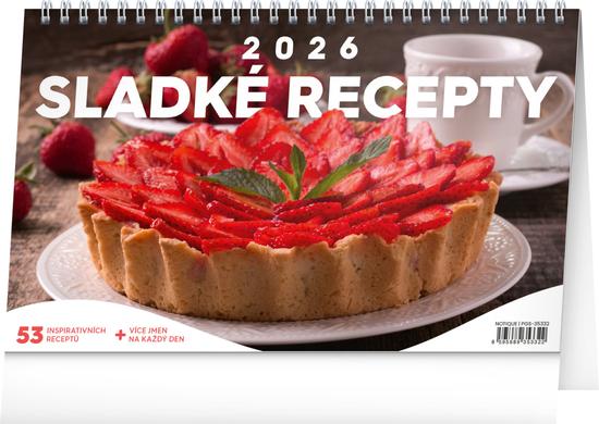 Sladké recepty 2026 - stolní kalendář