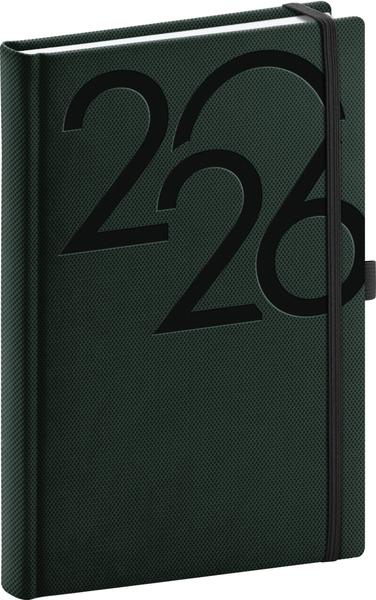Denní diář 2026 Ajax zelený