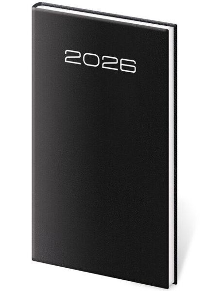 Kapesní diář 2026 Old Karachi černý