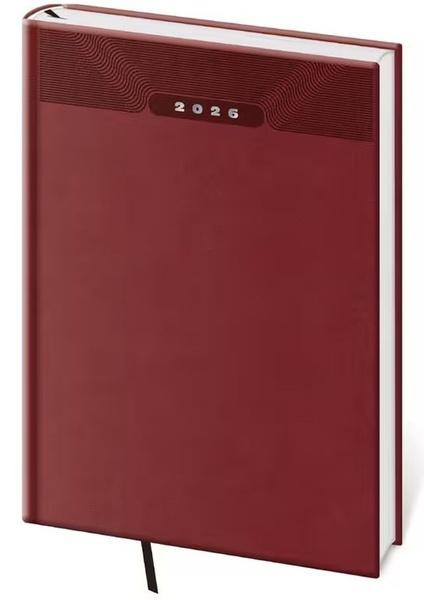 Týdenní diář 2026 B5 Print Classic angl. červená
