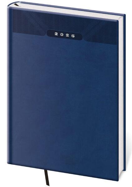 Denní diář 2026 A5 Print Classic modrý