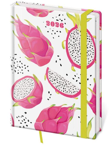 Týdenní diář 2026 A5 Vario Pitaya s gumičkou