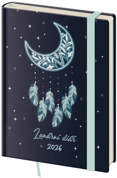 Týdenní diář 2026 B6 Lunární Dream s gumičkou