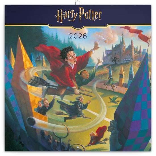 Poznámkový kalendář Harry Potter 2026 - nástěnný kalendář