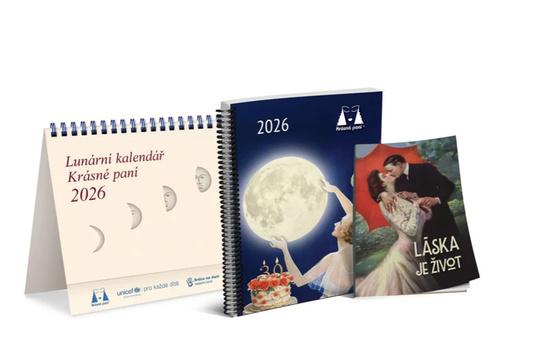 Lunární kalendář Krásné paní 2026 - 9788075311344