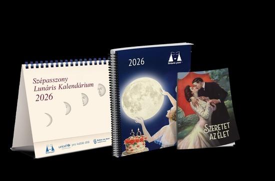 Lunárny kalendár Krásnej panej 2026 maď. - 9788075311368