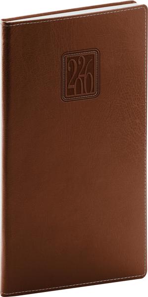 Kapesní diář Panama 2026 hnědý
