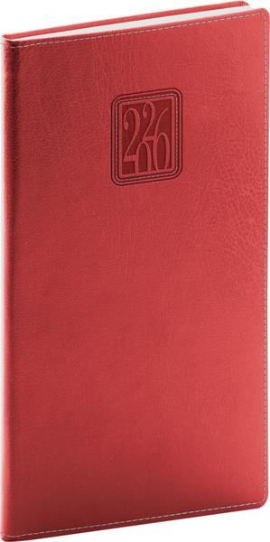 Kapesní diář Panama 2026 červený