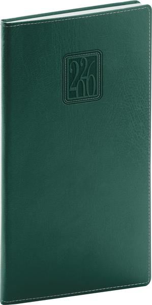 Kapesní diář Panama 2026 zelený