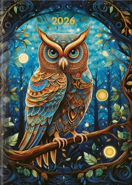 Praktik denní diář 2026 Sova