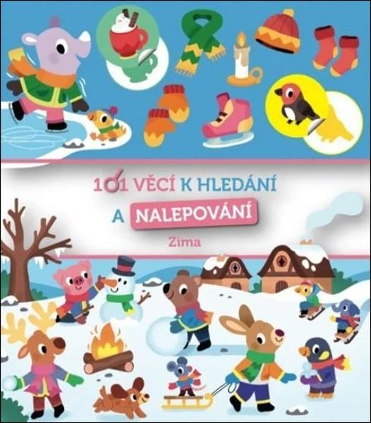 101 věcí k hledání a nalepování Zima - 9788025639191