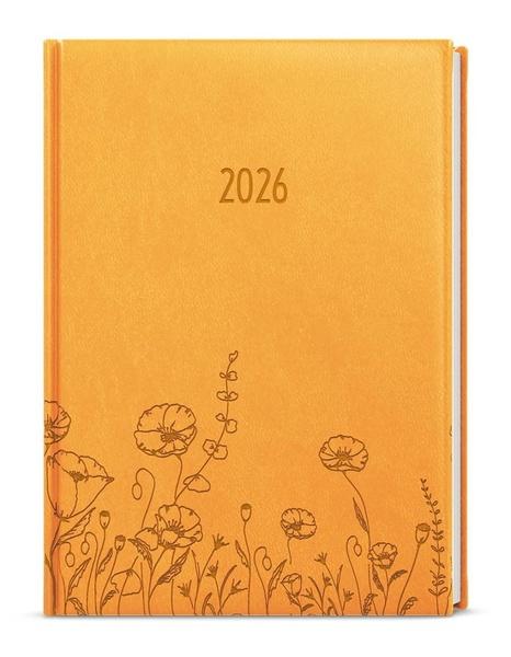 Denní diář 2026 David Vivella s ražbou A5 okrová Louka