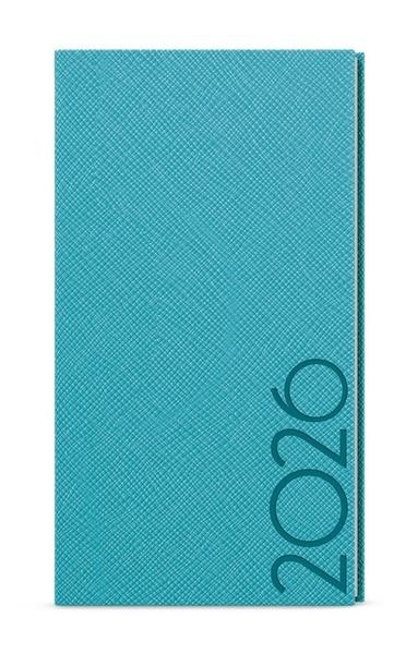 Týdenní diář 2026 Jakub Tora kapesní tyrkys