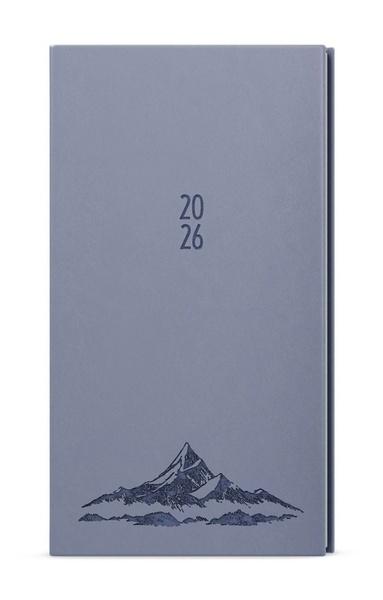 Týdenní diář 2026 Jakub Vivella s ražbou kapesní holubí šeď Hory