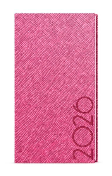 Týdenní diář 2026 Jakub Tora kapesní růžová