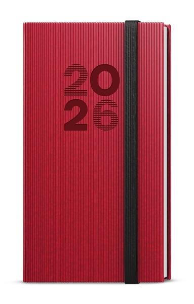 Týdenní diář 2026 Jakub Vigo kapesní červená