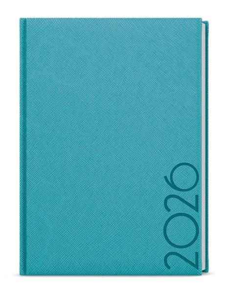 Týdenní diář 2026 Oskar Tora A5 tyrkys