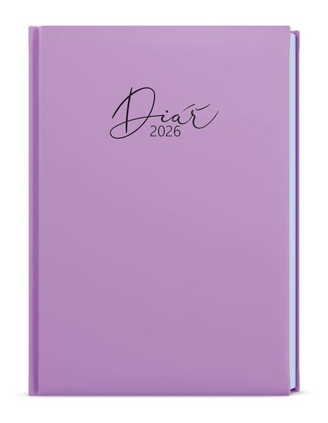 Týdenní diář 2026 Prokop Lamino Pastel B6 fialová