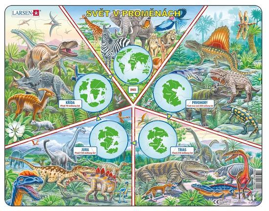 Puzzle Svět v proměnách 100 dílků