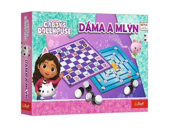 Hra Dáma a Mlýn Gábinin kouzelný domek