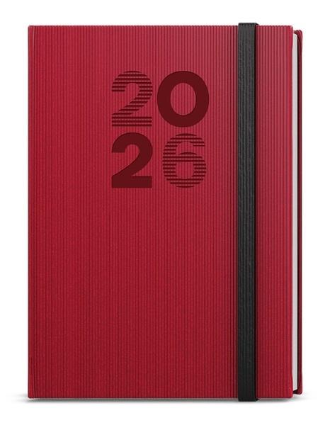 Denní diář 2026 David Vigo A5 červená