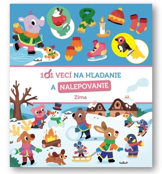 101 vecí na hľadanie a nalepovanie Zima - 9788056715956