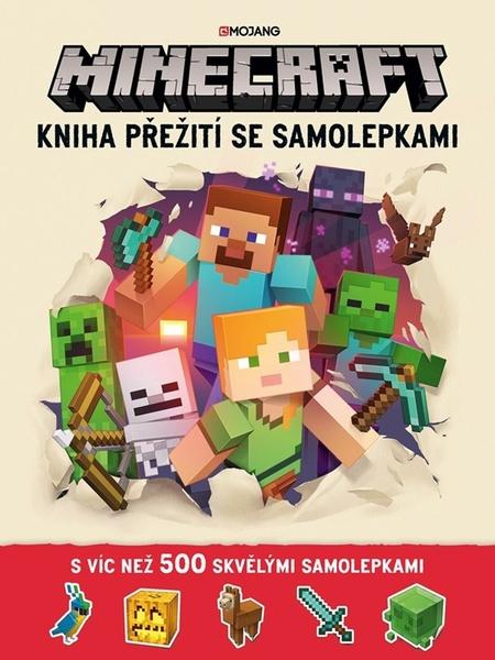 Minecraft Kniha přežití se samolepkami