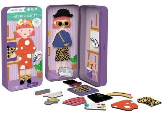 Cestovní magnetické puzzle Umělkyně