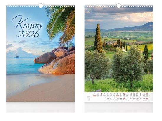 Krajiny 2026 - nástěnný kalendář