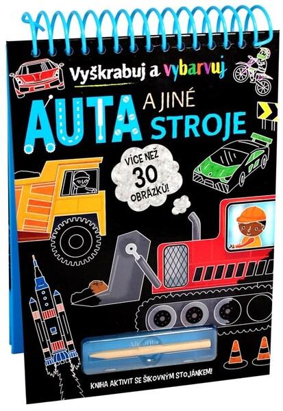 Vyškrabuj a vybarvuj Auta a jiné stroje