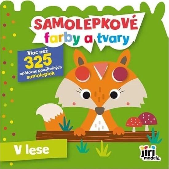 Samolepkové farby a tvary pre najmenších Zvieratká v lese