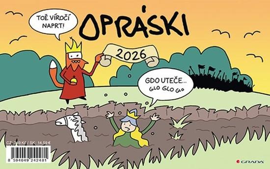 Opráski 2026 - stolní kalendář