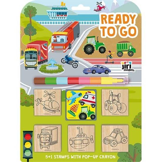 Pečiatky 5 + 1 s voskovkou Doprava