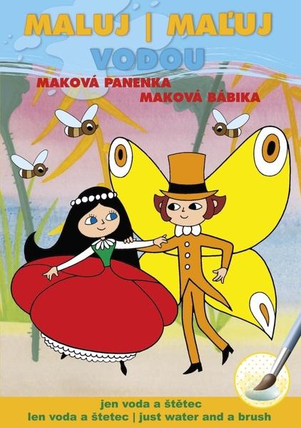 Maluj vodou Maková panenka