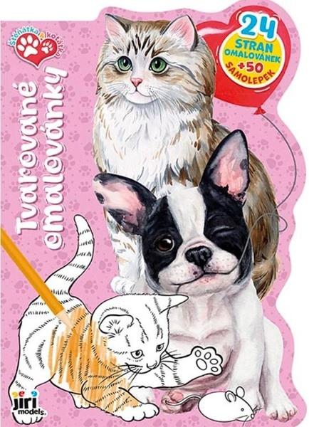 Tvarované omalovánky Štěňátka a koťátka