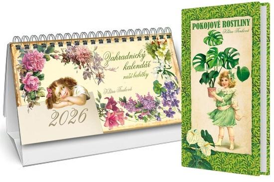 Zahradnický kalendář 2026 + Pokojové rostliny - 9788088442417